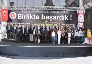 Girne Belediyesi yeni hizmet binas youn katlmla gerekleti